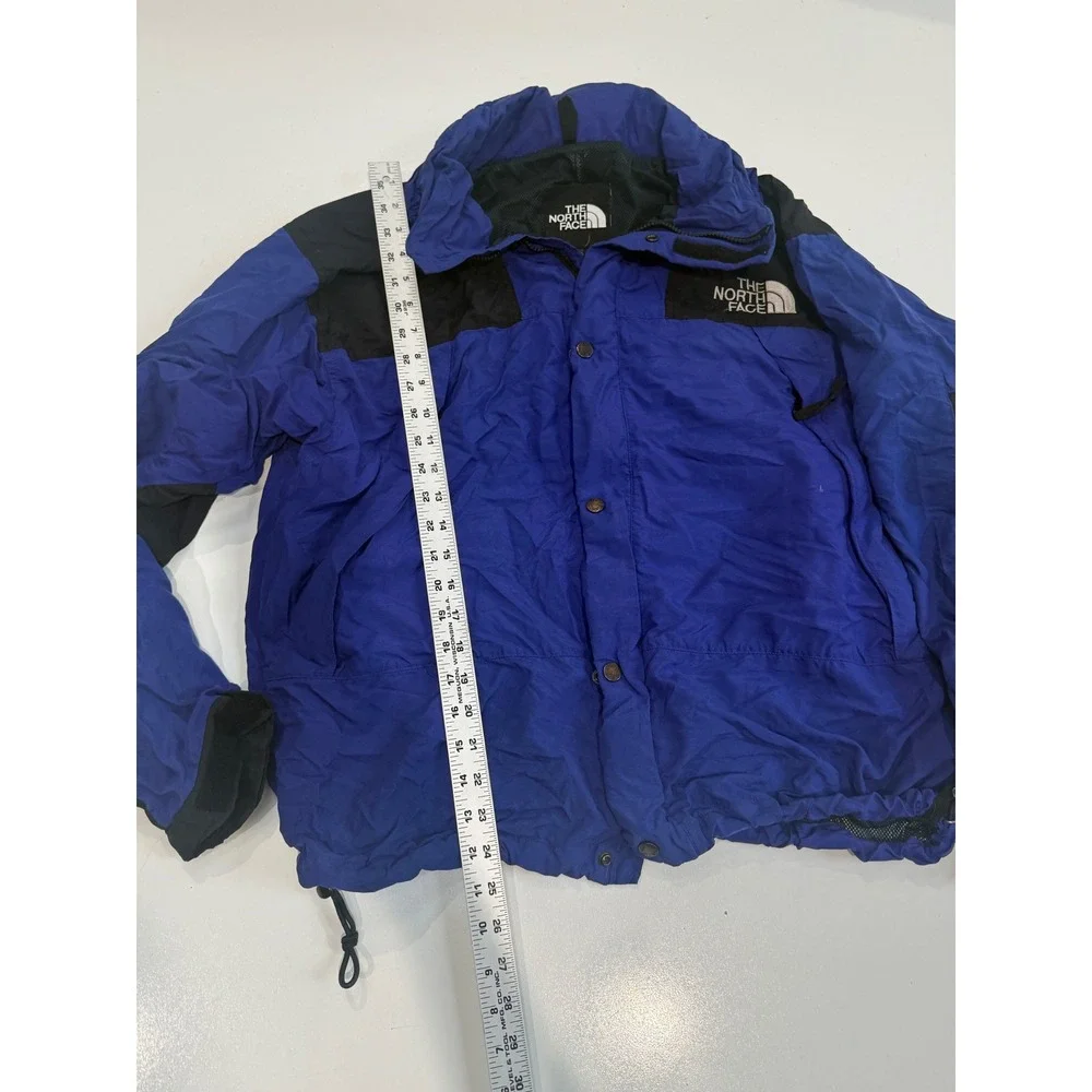 The North Face Vintage Mountain Light Jacket Blue Black Colorblock Mens Medium